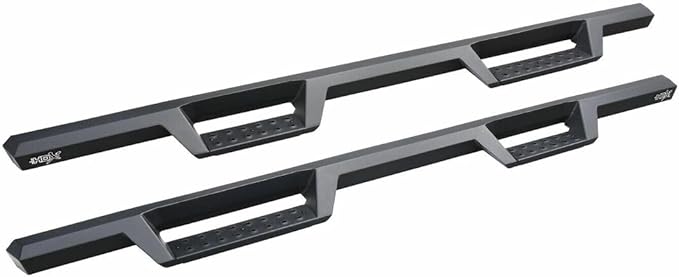 Westin 56-14135 HDX Drop Nerf Bars fits 2019-2025 Silverado Sierra 1500 (Exc Silverado LD Sierra 1500 Limited) 2020-2025 Silverado Sierra 2500 3500 Crew Cab Textured Black Pair