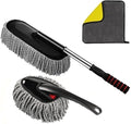 Car Wash Brush Wheel Brush Scrub Brush Soft Bristle Cleaning Brush Vehicle Detailing Tool Paint Protection Truck SUV Auto Care(Gray Set 3pcs)