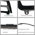 Car Inner Air Condition A/C Panel LED Lighting Ambient Light Trim Accessories For BMW 3 4 Series 3GT F30 F36 M3 M4 Center Control Two-color Atmosphere Lamp Panel Replacement Cover (Piano Black)