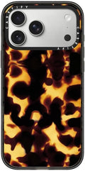 CASETiFY Impact iPhone 17 Pro Max Case [Slim/Compatible with Magsafe / 8.2 ft. 4X Military Grade Drop Protection] - Tortoiseshell - Clear Black