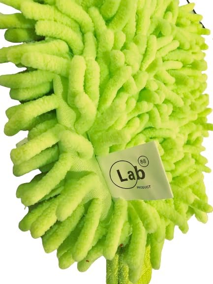 Microfiber House Cleaning and Car Wash Glove Mitts- Double Sided Chenille Microfiber Glove - Dynamic Microfiber Cleaning Cloth Mitten FITS Adult Hand (Multi-Color, 6-Pack)