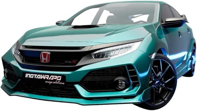 3M Car Wrap Roll 2080 Gloss Atomic Teal | G356 | (5ft x 8ft (40 Sq/ft)) | Automotive Vinyl Wrap for Cars - Car Interior Wrap & Exterior | w/Free Instawraps Pro Glove