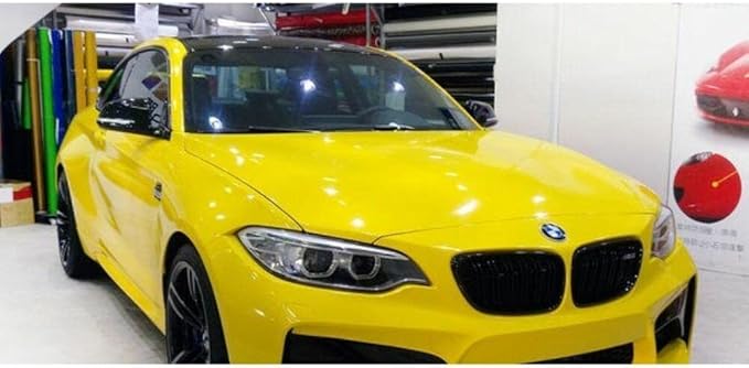 3M Car Wrap Roll 2080 Gloss Bright Yellow | G15 | (5ft x 30ft (150 Sq/ft)) | Automotive Vinyl Wrap for Cars - Car Interior Wrap & Exterior | w/Free Instawraps Pro Glove