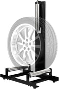 Yeeoy Rolling Wheel Detailing Stand, Heavy Duty Wheel Cleaning Stand, Portable Car Detailing Roller for Wheel Rim Cleaning, Ceramic Coating, polishing Applying Tire Shine & Car Wheel Wash