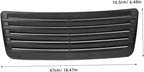 Levemolo Auto Intake Hood Vent Cover for Car Engine Hood Black Exterior Ventilation Grille Easy Installation Without Tools Enhances Airflow and Performance Fit for Car Modification