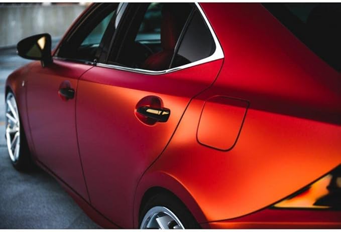 3M Car Wrap Roll 2080 Satin Vampire Red | SP273 | (5ft x 8ft (40 Sq/ft)) | Automotive Vinyl Wrap for Cars - Car Interior Wrap & Exterior | w/Free Instawraps Pro Glove
