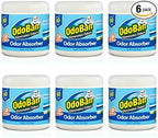 OdoBan Solid Odor Absorber Eliminator for Home and Small Spaces, Fresh Linen Scent, 14 Ounces Each, 6-Pack