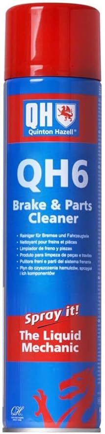 Quinton Hazell Brake Cleaner Spray Can 20.3 fl oz - QH6 Non-Chlorinated Automotive Brake Parts Cleaner, High Strength Formula for Professional and DIY Use (Pack of 2)