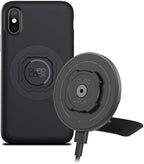 Quad Lock Adhesive Dashboard/Console Car Phone Holder Kit with MAG Wireless Charging Head V2 and MAG Phone Case for iPhone X/XS