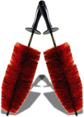 Speed Master Wheel Brush (2 Pack) | Memory Foam Bristles | Safe on All Wheel Types | Clean Your Wheels With Ease!