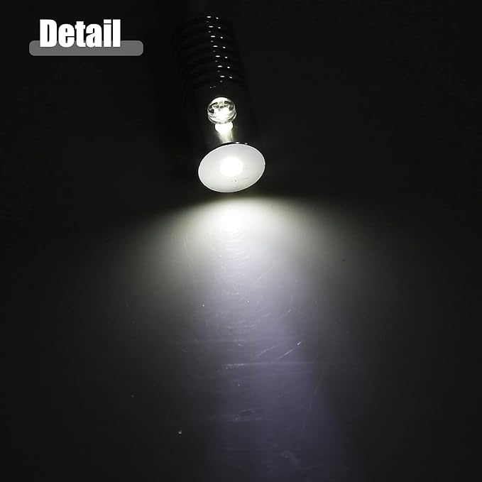 ACROPIX 3mm 0.12" 2W LED Aluminum Light Source Illuminator Decoration USB LED Light for Car DIY White - Pack of 1