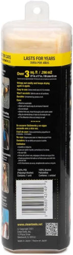 the absorber® Large 27-Inch x 17-Inch, Natural (Tan) - Synthetic Premium Drying Chamois Cloth for Car - Super Absorbent, Scratch-Free and Washable