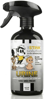 The Stink Solution Urine Odor Eliminator Spray Completely Removes Cat Urine, Dog Pee, & Human Urine Odor Quickly from Carpet, Mattress, Hardwood Floor, Grass, Outdoor Turf, etc - 1 16oz (WeeWee Fresh)