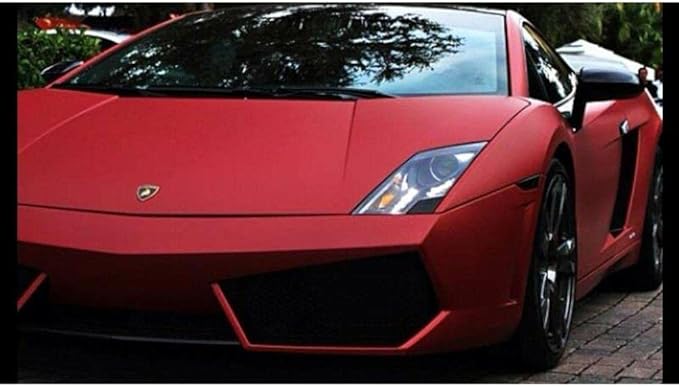 3M Car Wrap Roll 2080 Matte Red Metallic | M203 | (5ft x 15ft (75 Sq/ft)) | Automotive Vinyl Wrap for Cars - Car Interior Wrap & Exterior | w/Free Instawraps Pro Glove