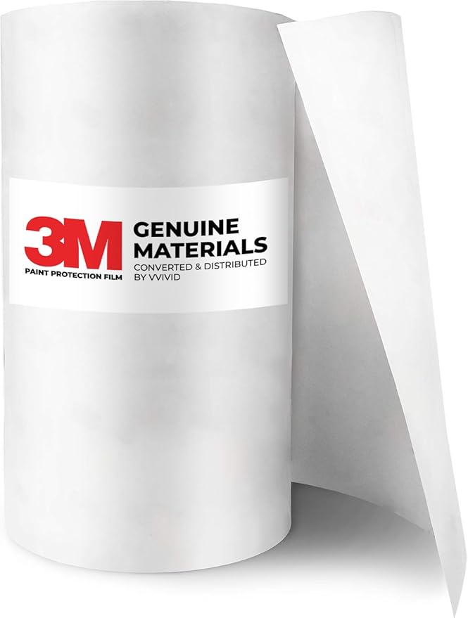 VViViD 3M Clear Paint Protection Vinyl Film 12 Inch Wide Choose Your Size (12 Inch x 180 Inch Large roll)