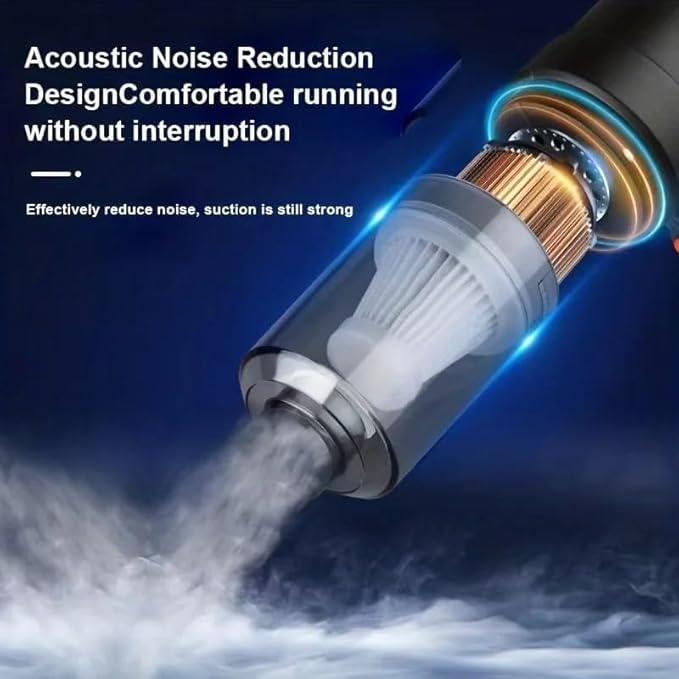 Handheld Car Vacuum Cleaner with Strong Suction Power, Portable Mini