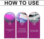 Iron Remover Spray – 120ml Purple Reactive Formula for Car Detailing, Paint Safe Rust Remover for Iron Fallout & Metal Deposits, Wheel Cleaner for Cars Motorcycles Boats (1 Pcs)