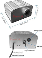 FIREWORK Bluetooth APP 10W Twinkle Fiber Optic Light Engine, Remote Control for Starlight Headliner (Not Including Fiber Optic Cable)
