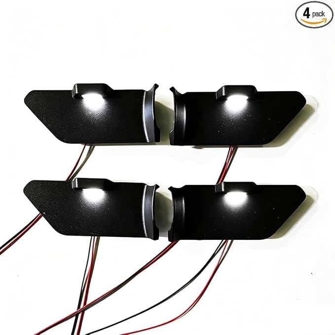 L2R for Toyota RAV4 XA60 (2026) Door Handle Bowl Ambient Lighting LED Neon Light Kit Car Interior Decorative Accessories 1 Set (White Lighted)