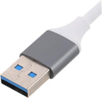 Angoily USB Extender Hub Multi-USB Port Splitter for Pc Laptop Car Gaming Keyboard Mouse Desktop