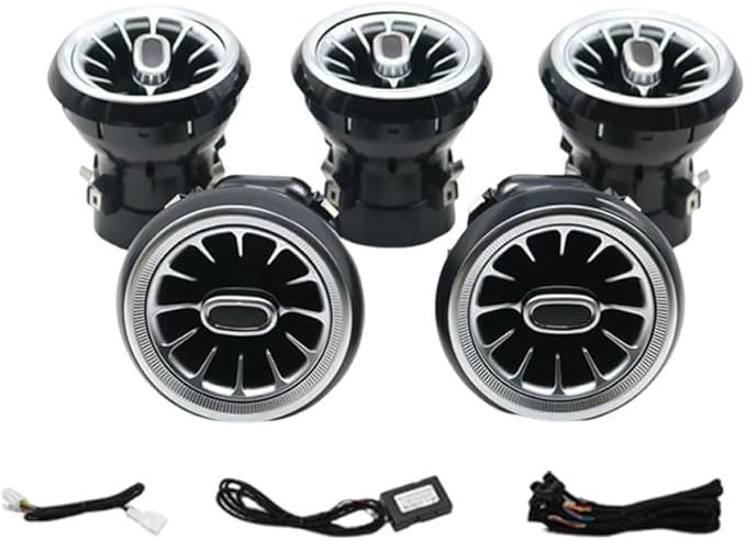 12 Colors Air Vent LED Ambient Light Atmosphere Lamp For Mercedes Benz W176 A-Class