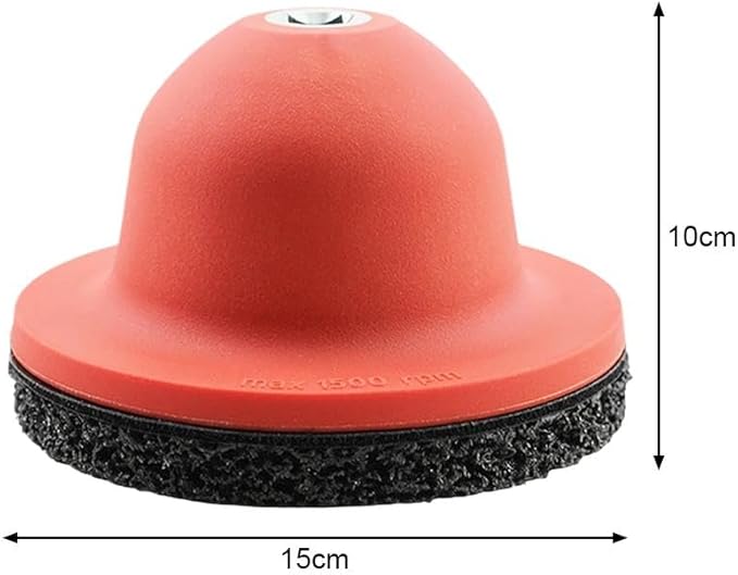 Wheel Hub Grinder Cleaning Tool,150mm Professional Wheel Hub Cleaner Hubs Resurfacing Kit,Whee-l Hu-b Grinder Ball Head Car Cup Brush Cleaning Set,for Tyre Change Rim Clean-ing and Rust Removal