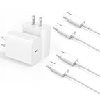 USB C Charger for iPhone 16/15 Charger Fast Charging，20W USB C Wall Charger Block Travel Plug with 60W Type C to C Charger Cable Fast Charging for iPhone 16/16 Pro Max/iPhone 15/iPad Pro/Air/Mini