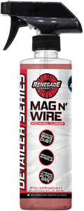 Renegade Products Mag N’ Wire - Professional Acid Wheel Cleaner | Removes Brake Dust, Rust & Oxidation | Brightens Chrome, Aluminum & Mag Wheels (16 OZ)