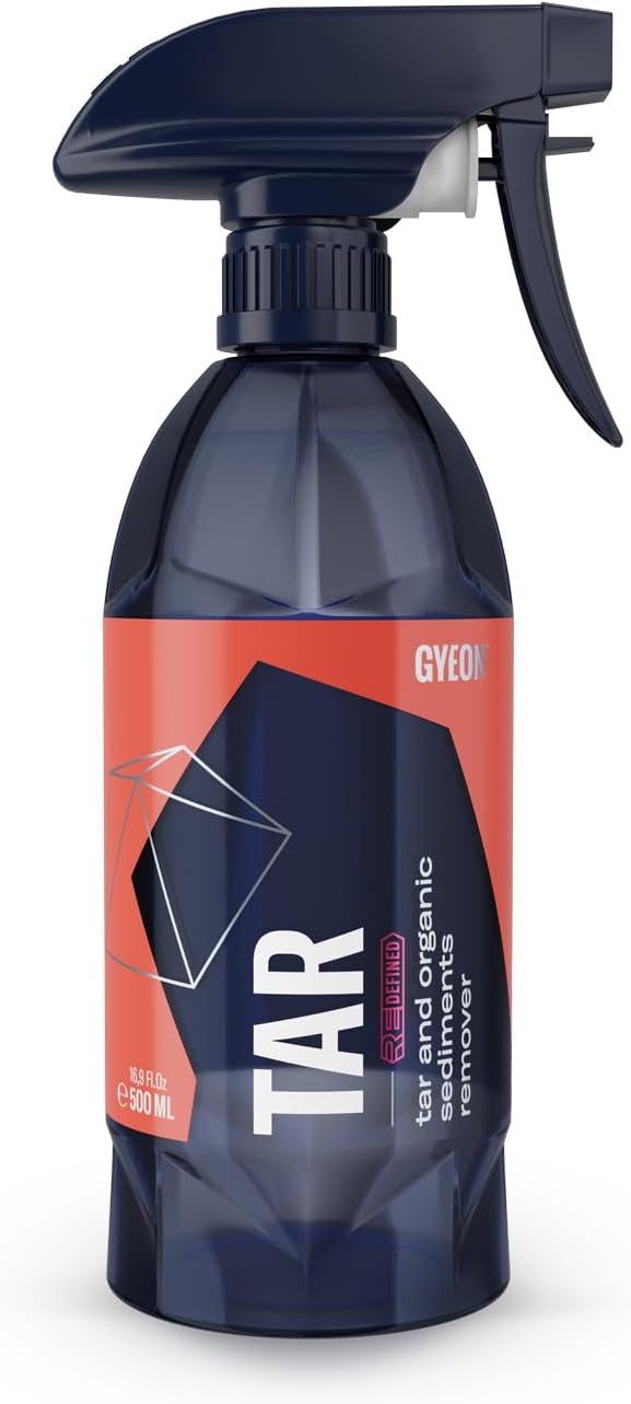 Gyeon Tar Remover for Cars Paint Trim Adhesive Sap Pine Automotive Rubber Residue Cleaner Professional Strength Safe on Coatings Degreaser Removes Road Tar Contaminants Quickly And Effectively