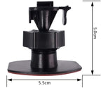 CH02B Car Dash Camera Mount Holder for 3M Double-Sided Adhesive Base -Driving Video Recorder Windshield/Dashboard Mount Holder for Yi/Apeman/DOD/HP Car DVR Camera GPS Phone Permanent Mount