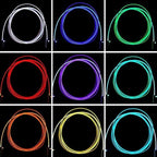 1Pcs PMMA Side-Light Optical Fiber Cable 2.5mm(0.10in) *3.5M(11.48ft) for LED Light Guide in Home, Hotel.
