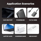 14 in 1 Modes Car USB Night Light, 7 Colors Touch Adjustment LED Interior Night Lighting Plug in USB Mini Ambient Lamps for Car, Camping, Holiday Decoration, Bedroom, Party(2Pcs)