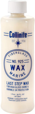Collinite 925 Wax- Marine/RV Carnauba + Polymer Wax Sealant for Long-Lasting Fiberglass Protection. Easy to Apply+DA Friendly. Prevents Oxidation + Provides High Gloss Shine+UV Protection (16 fl oz)