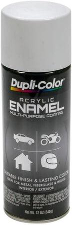 Dupli-Color Multi-Purpose Enamel, Gloss, White, 12