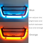 Car Inner Air Condition A/C Panel LED Lighting Ambient Light Trim Accessories For BMW 3 4 Series 3GT F30 F36 M3 M4 Center Control Two-color Atmosphere Lamp Panel Replacement Cover (Sport Red)