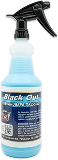 Detail King Black Out Tire, Rubber & Wheel Well Dressing - Quart - Cleans & Shines