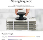 Sinjimoru for MagSafe Phone Grip, Soft Silicone Magnetic Finger Grip for iPhone 17/16/15/14/13, Comfortable One-Touch Holding, M-Tap Tok Lavender