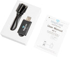 Power Acoustik MagiCast 2.0 – Wireless Adapter Dongle – Converts Wired Car Stereos to Wireless CarPlay® & Android Auto® – Universal Fit, Fast Auto-Pairing, USB Type A and C