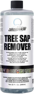 Nanoskin Tree Sap Remover 32 Oz. - Instant, Safe Car Detailing Solution | Optimized for Paint, Glass, Plastic & Trim | Compatible with Microfiber & Terry Cloth | Fast-Acting, Multi-Surface Application