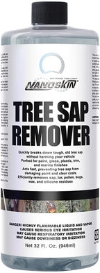Nanoskin Tree Sap Remover 32 Oz. - Instant, Safe Car Detailing Solution | Optimized for Paint, Glass, Plastic & Trim | Compatible with Microfiber & Terry Cloth | Fast-Acting, Multi-Surface Application