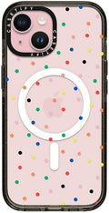 CASETiFY Impact iPhone 15 Case [Slim/Compatible with Magsafe / 8.2 ft. 4X Military Grade Drop Protection] - Candy Transparent - Clear Black