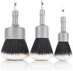 Detail Factory - Large Domed Drill Brush - Soft Bristle Drill Brush Attachment for Curved Surfaces & Car Detailing