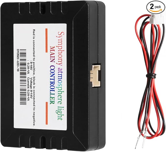 Dreamcolor Acrylic Interior Car LED Strip Light Main Control Module, which fit for Dreamcolor Connects kit (not Including), Not fit dreamcolor 5 in 1(Single Controller)