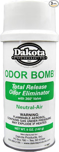 Odor Bomb Odor Eliminator for Home, Car Scent Bomb, Car Deodorizer & Musty Smell Eliminator For Home & Business, One Time Total Release, 5 oz, 3 Pack