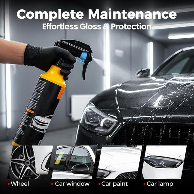 Nano Hydrophobic Ceramic Coating, 2026 New Car Coating Spray, Multi-Functional Paint Protection for Auto Detailing, Portable Car Coating Spray for Vehicle Shine, Ideal for Car Owners (1Pcs)