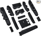 Interior Silicone Liner Insert Custom Fit for Tacoma 2024-2026, Silicone Organizer Tray for Tacoma Gen 4th Double Cab only - Fully Covered - for Tacoma Accessories