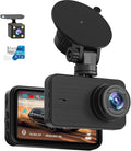 Dash Cam Front and Rear with 32G Card FHD 1080P 3”IPS Screen Dash Camera for Cars W/Super Night Vision Dashboard Camera with G-Sensor, Parking Monitor, Loop Recording, Motion Detection