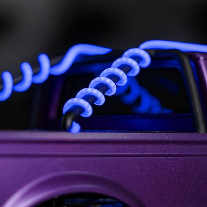 INJORA RC LED Strip Lights Flexible Cuttable for TRX4M SCX24 1/24 1/18 Crawlers Upgrade(Blue)