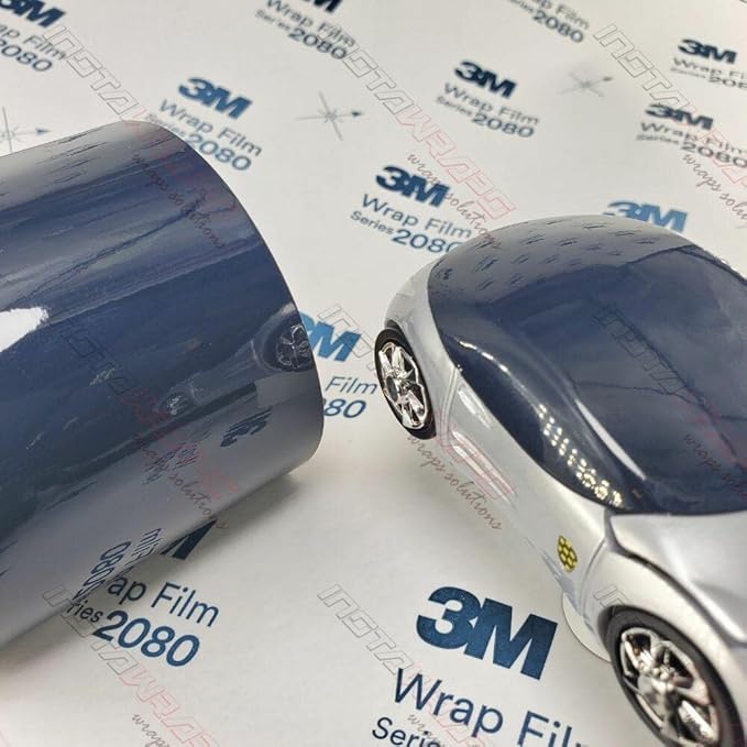 3M Car Wrap Roll 2080 Gloss Boat Blue | G127 | (5ft x 25ft (125 Sq/ft)) | Automotive Vinyl Wrap for Cars - Car Interior Wrap & Exterior | w/Free Instawraps Pro Glove