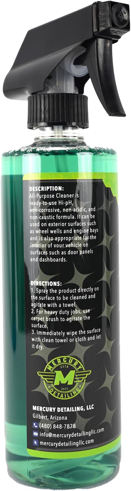 All Purpose Car Cleaner 16 oz (Pack of 1) | Interior & Exterior Detailing Spray | Degreaser for Engine, Wheels, Upholstery & Leather | pH Balanced | No Residue | Made in USA